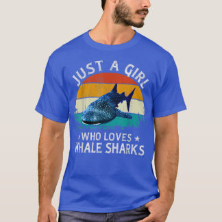 Retro Style Ocean, gewoon een meisje dat houdt va T-shirt