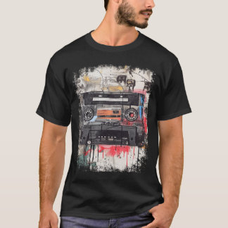 Retro Style Old School Musicape Cassette Vintage M T-shirt