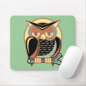 Retro Style Owl Muismat (Met muis)