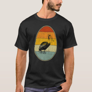 Retro Style Paasei Grafische paasdag Pelican T-shirt