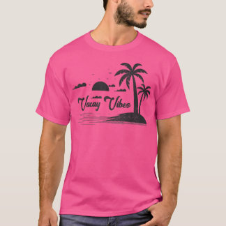 Retro Style Palm Beach Vacay T-shirt