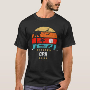 Retro Style Pensioen Gag Idee Gepensioneerde CPA T-shirt