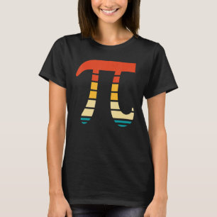 Retro Style Pi-symbool 14 maart 14 Pi T-shirt