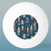 Retro Style Robots van 1950 Pingpongbal