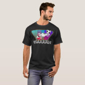 Retro Style Rocket Rc Soccer Car Funny Gamer T-shirt (Voorkant volledig)