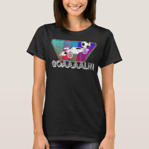 Retro Style Rocket Rc Soccer Car Funny Gamer T-shirt