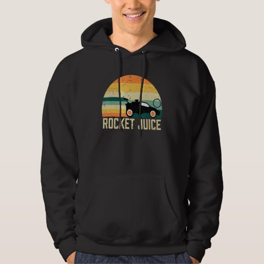 Retro Style Rocket Rc Soccer Car League Gamer Hoodie (Voorkant)