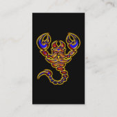 RETRO STYLE SCORPION VISITEKAARTJES (Achterkant)