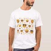  Retro-style smile icon  T-shirt (Voorkant)