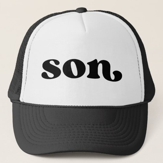 Retro Style Son Trucker Pet (Voorkant)