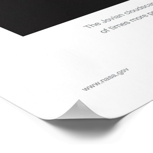 Retro Style Space Travel Poster - Jupiter (Hoek)