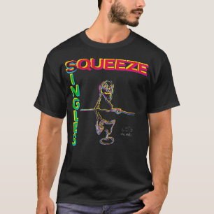 Retro Style Squeeze Band Muziek Man T-shirt