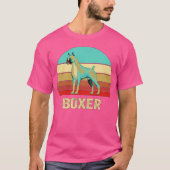  Retro Style Sunset Boxer T-shirt (Voorkant)