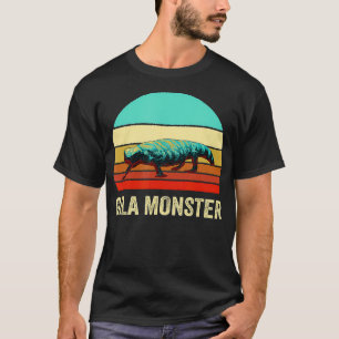 Retro Style Sunset Gila Monster T-shirt