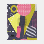 Retro style texture, pattern design. art,abstract, fleece deken (Voorkant)