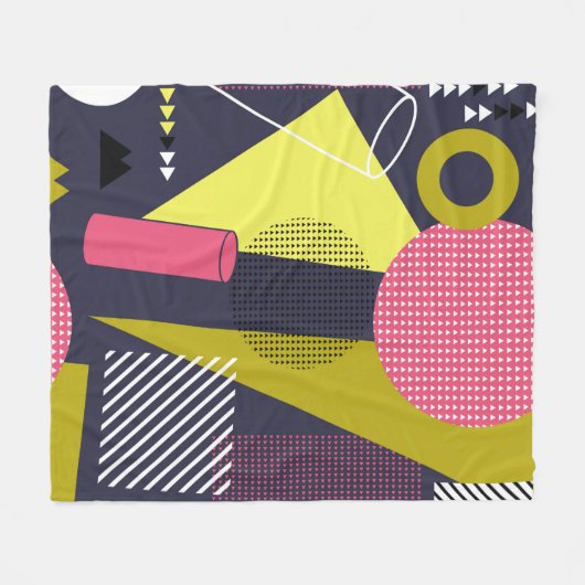 Retro style texture, pattern design. art,abstract, fleece deken (Voorkant (Horizontaal))