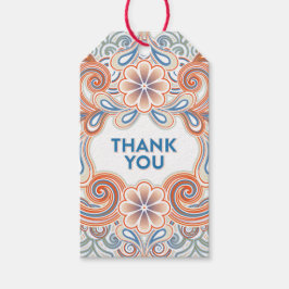 Retro style Thank You Cadeaulabel