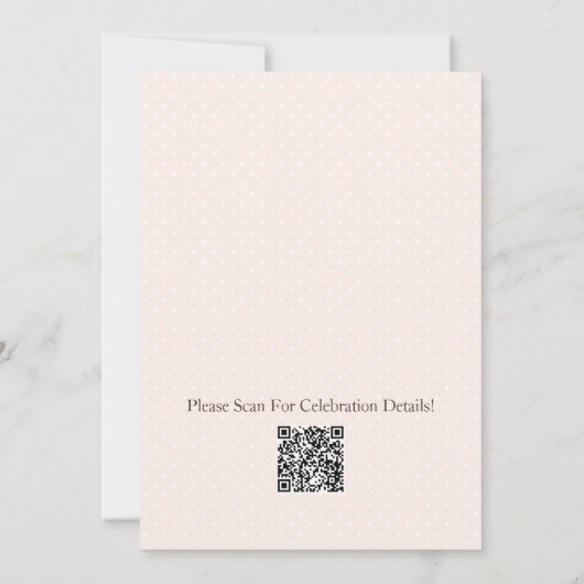 Retro Style verjaardagsuitnodiging Kaart (Achterkant)