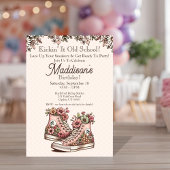 Retro Style verjaardagsuitnodiging Kaart