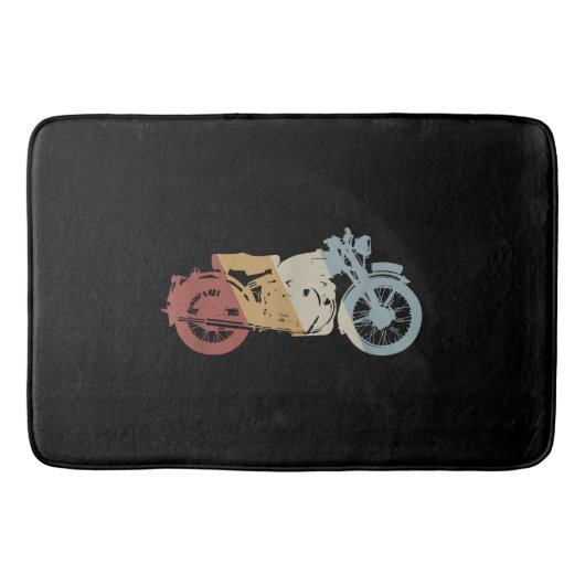 Retro Style Vintage Badmat (Voorkant)