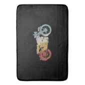 Retro Style Vintage Badmat (Voorkant Verticaal)