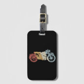 Retro Style Vintage Bagagelabel (Voorkant (verticaal))