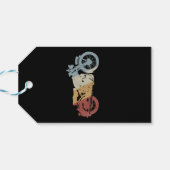 Retro Style Vintage Cadeaulabel (Achterkant Horizontaal)