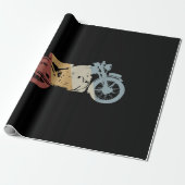 Retro Style Vintage Cadeaupapier (Uitgerold)