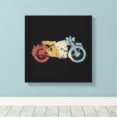 Retro Style Vintage Canvas Afdruk (Insitu (Houten vloer))