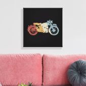 Retro Style Vintage Canvas Afdruk (Insitu (Woonkamer))