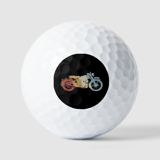 Retro Style Vintage Golfballen (Voorkant)