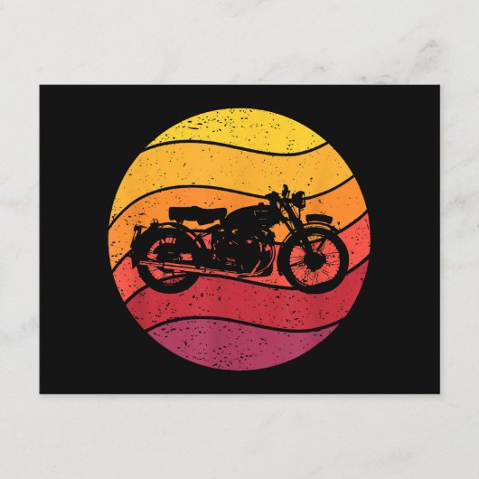 Retro Style Vintage Informatiekaartje (Voorkant)