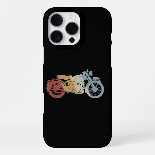 Retro Style Vintage iPhone Hoesje (Achterkant)