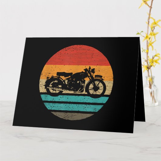 Retro Style Vintage Kaart (Gele Bloem)