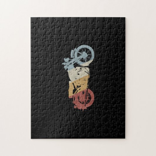 Retro Style Vintage Legpuzzel (Verticaal)