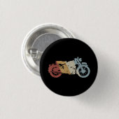 Retro Style Vintage Ronde Button 3,2 Cm (Voorkant /achterkant)