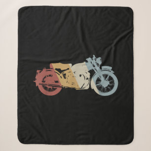 Retro Style Vintage Sherpa Deken