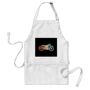 Retro Style Vintage Standaard Schort