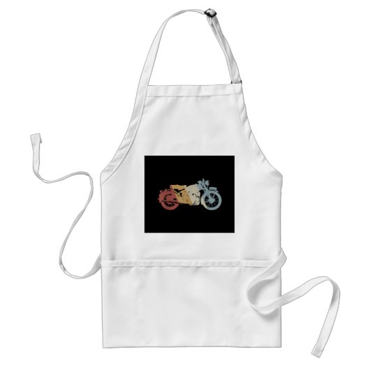 Retro Style Vintage Standaard Schort (Voorkant)