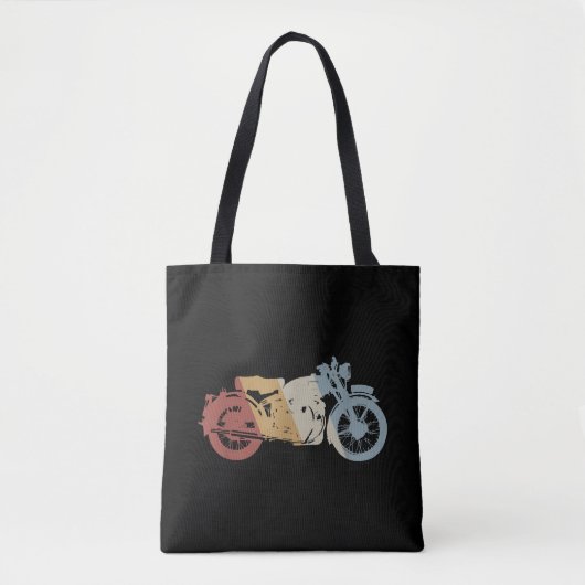 Retro Style Vintage Tote Bag (Voorkant)