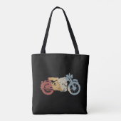 Retro Style Vintage Tote Bag (Achterkant)