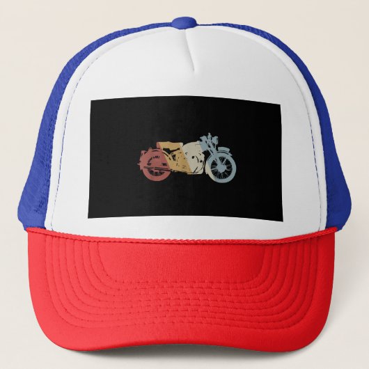 Retro Style Vintage Trucker Pet (Voorkant)