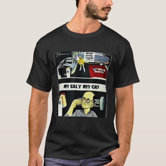 Retro Style  Vreemde buitenlandse autoadverteerder T-shirt (Voorkant)