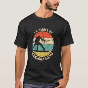 Retro Style Wakeboarder  Wakeboarding Idee T-shirt