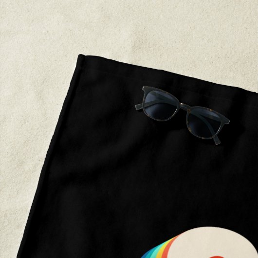 Retro Style Zaterdagavond is in orde Strandlaken (In situ)