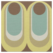 Retro styled 60s 70s patroonstof stof (Close Up)