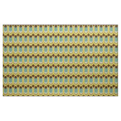 Retro styled 60s 70s patroonstof stof (Yard (91,4 cm))