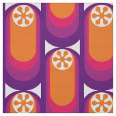 Retro styled 60s 70s patroonstof stof (Swatch)