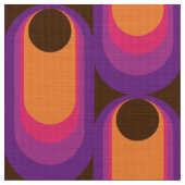 Retro styled 60s 70s patroonstof stof (Close Up)