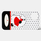 Retro Stylish Lady Scottie Dog Case-Mate iPhone Case (Achterkant (horizontaal))